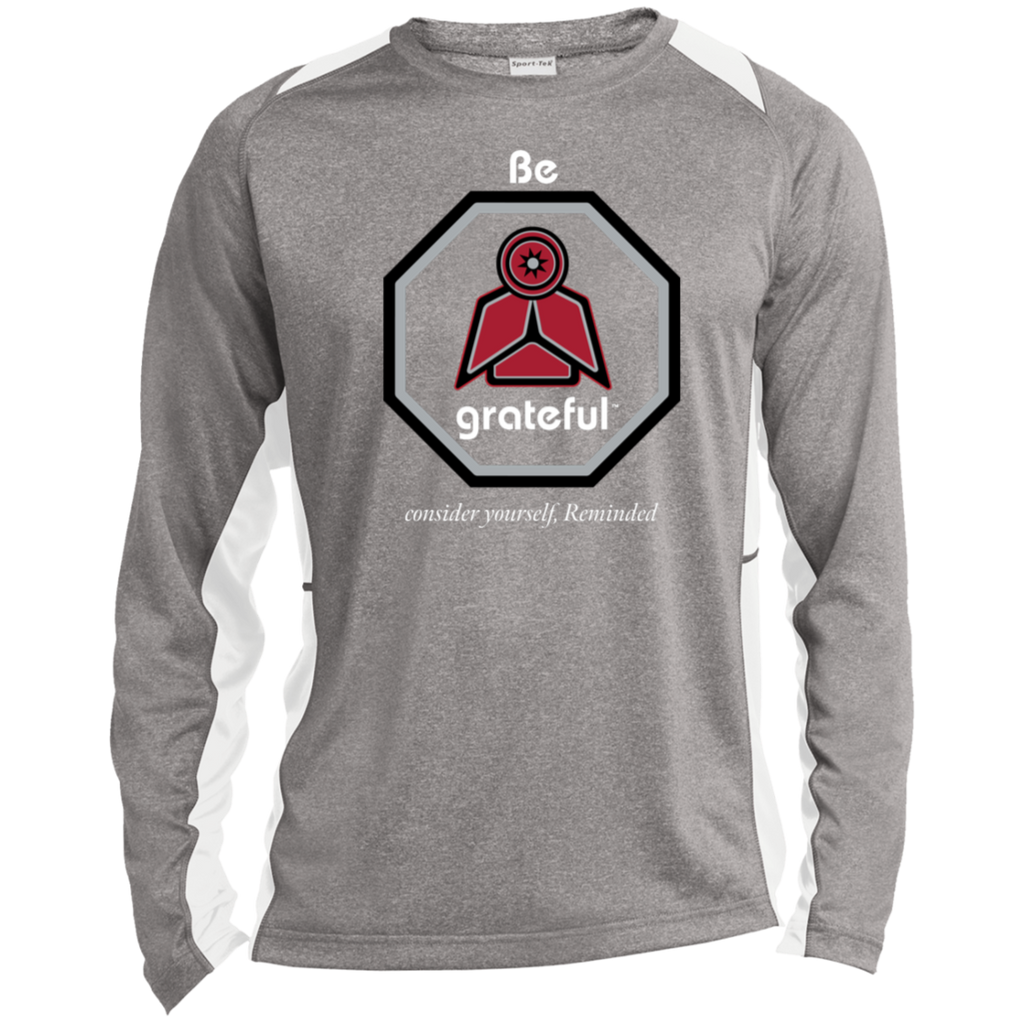 Be Grateful Long Sleeve  Performance Tee RBwAllover Back