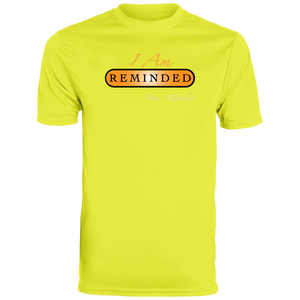 I Am Reminded Orange Moisture-Wicking Tee