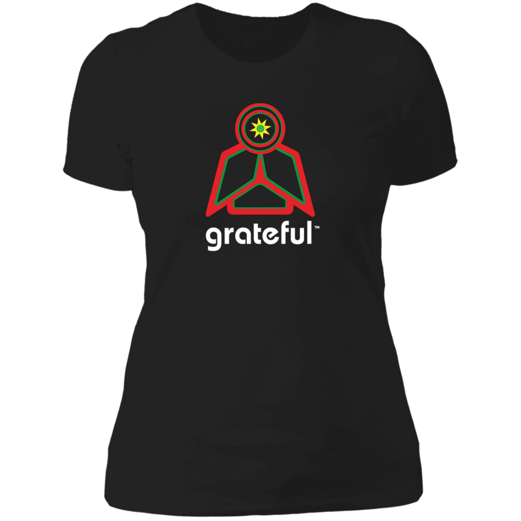Ladies' Grateful Boyfriend T-Shirt Black