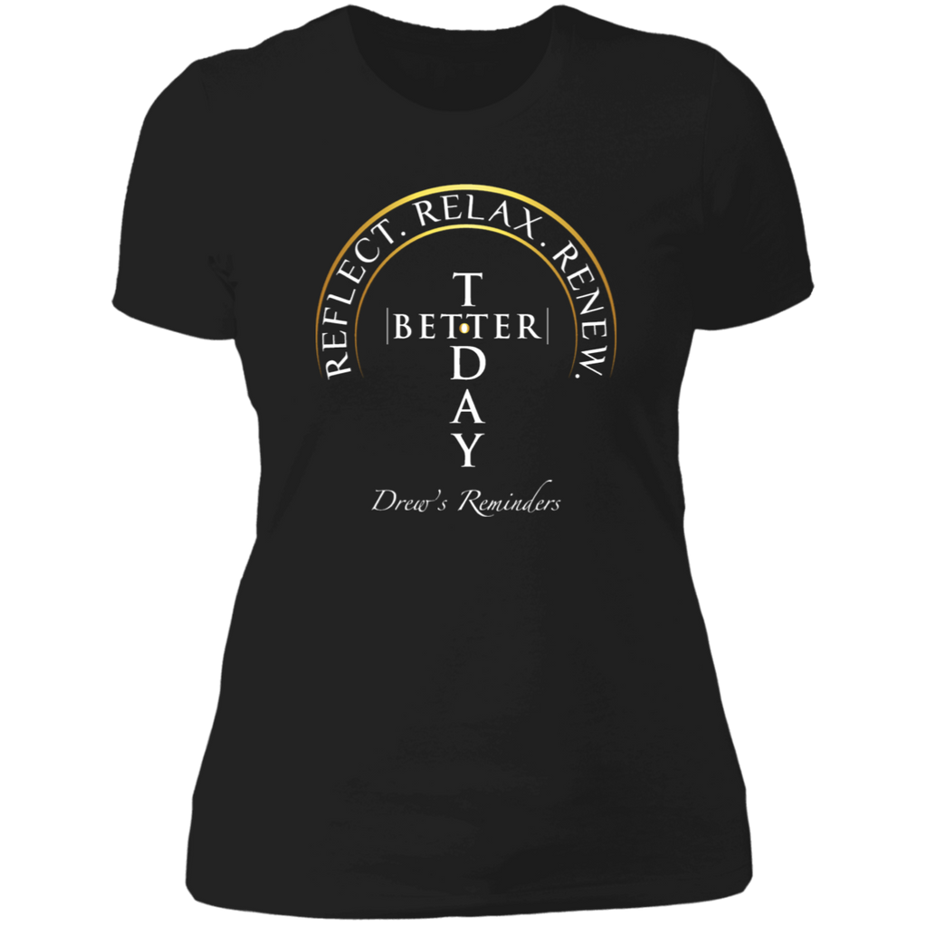 Reflect Relax Renew Reminded Ladies' Boyfriend T-Shirt