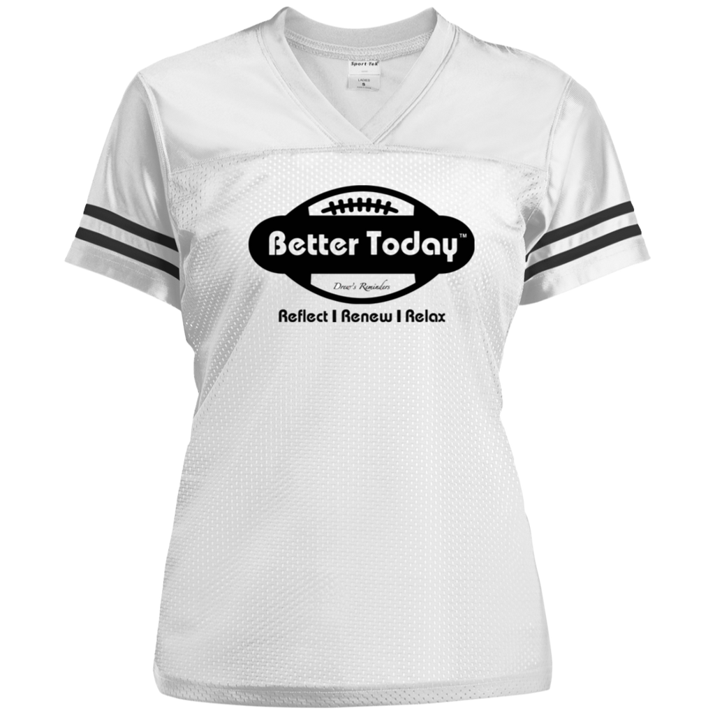 Ladies' Replica Better Today Football Jersey Black