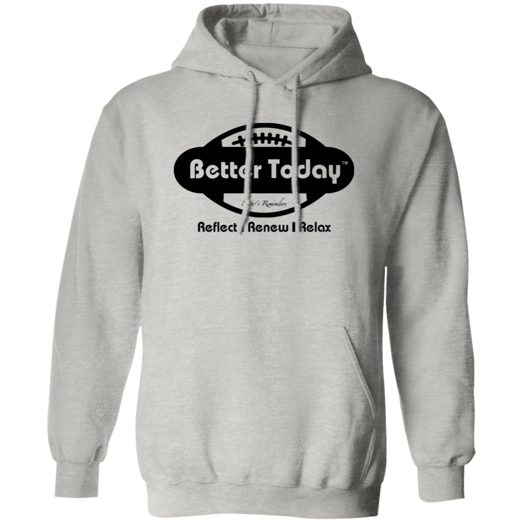 Better Today Football Hoodie Black