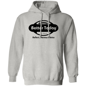Better Today Football Hoodie Black