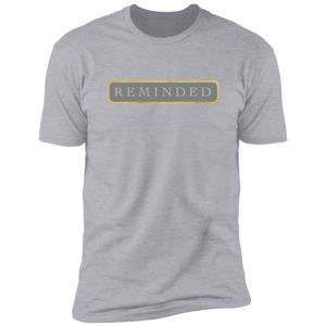 Reminded Horizontal Premium Short Sleeve T-Shirt