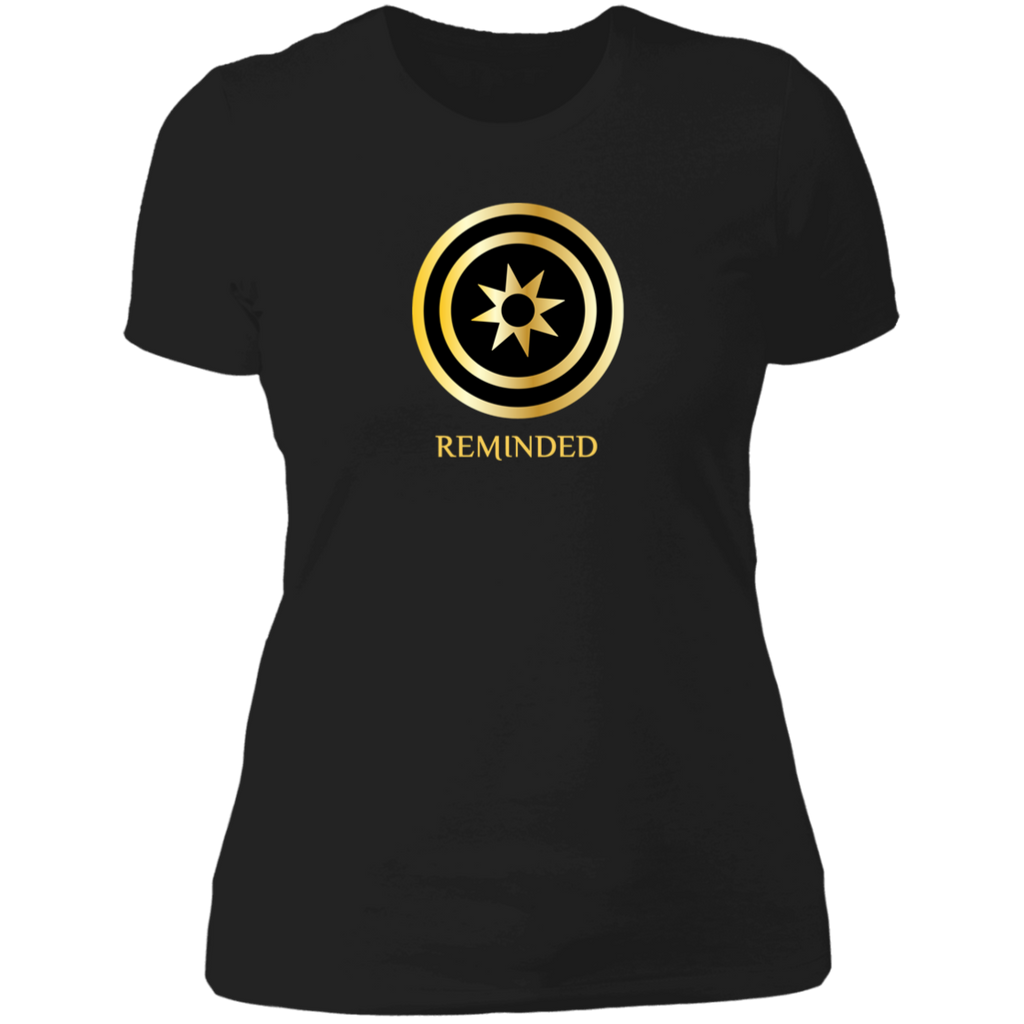 Reminded Logo Ladies' Boyfriend T-Shirt