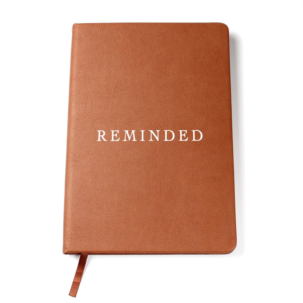 Reminded Leather Journal
