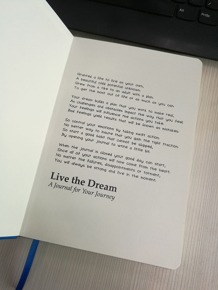 Live the Dream Journal - Infinite Reminders