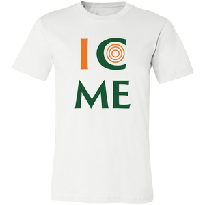 Orange and Green Unisex Jersey Short-Sleeve T-Shirt