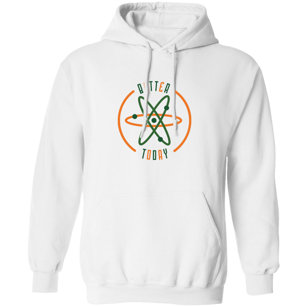 Orange and Green Better Today  Pullover Hoodie
