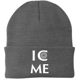 I C Me Embroidered Knit Cap