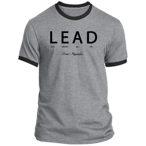 LEAD Ringer Tee