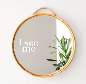I see me mirror decal